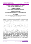 Научная статья на тему '6-AMINO-2-METILBENZOPIRIMIDIN-4-ON ASOSIDA (ShIFF ASOSLARI) AZOMETINLAR SINTEZI'