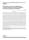 Научная статья на тему 'A Comparative Analysis of STEM Design Curriculum Policy for Country Development: A Case Study of Taiwan and Thailand'