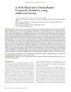 Научная статья на тему 'A DNA Replication Stress-Based Prognostic Model for Lung Adenocarcinoma'