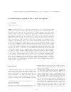 Научная статья на тему 'A mathematical model of the crustal waveguide'