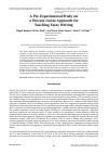 Научная статья на тему 'A PRE-EXPERIMENTAL STUDY ON A PROCESS-GENRE APPROACH FOR TEACHING ESSAY WRITING'