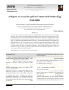 Научная статья на тему 'A Report of Ascaridia galli in Commercial Poultry Egg from India'