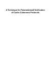 Научная статья на тему 'A technique for Parameterized verification of cache coherence protocols'