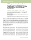 Научная статья на тему 'Additivity of the stabilization effect of single amino acid substitutions in triple mutants of recombinant formate dehydrogenase from the soybean Glycine max'