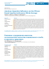 Научная статья на тему 'Amylose quantity influence on the wheat bread quality indicators while storage'