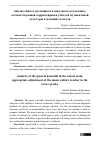 Научная статья на тему 'Анализ общего потенциала в школьном коллективе, соответствующая корректировка учителя музыкальной культуры в младших классов'