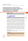 Научная статья на тему 'АНАЛИЗ РЕСУРСНОГО ОБЕСПЕЧЕНИЯ РЕГИОНАЛЬНЫХ КЛАСТЕРНЫХ ИНИЦИАТИВ В РЕГИОНАХ РОССИИ НА ПРИМЕРЕ АУДИОВИЗУАЛЬНЫХ КЛАСТЕРОВ'