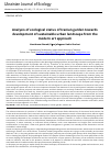 Научная статья на тему 'Analysis of ecological status of Iranian garden towards development of sustainable urban landscape from the modern art approach'