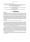 Научная статья на тему 'Analysis of suitability and carrying capacity of tourism in Tidung Island, Kepulauan Seribu, Indonesia'