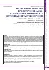 Научная статья на тему 'Аномальные маточные кровотечения (АМК) - современные возможности оптимизации тактики лечения'