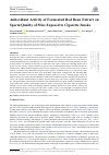 Научная статья на тему 'Antioxidant Activity of Fermented Red Bean Extract on Sperm Quality of Mice Exposed to Cigarette Smoke'