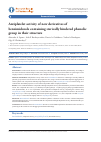 Научная статья на тему 'ANTIPLATELET ACTIVITY OF NEW DERIVATIVES OF BENZIMIDAZOLE CONTAINING STERICALLY HINDERED PHENOLIC GROUP IN THEIR STRUCTURE'