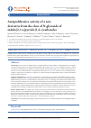 Научная статья на тему 'ANTIPROLIFERATIVE ACTIVITY OF A NEW DERIVATIVE FROM THE CLASS OF N-GLYCOSIDE OF INDOLO[2,3-A] PYRROLO[3,4-C] CARBAZOLES'