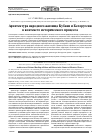 Научная статья на тему 'АРХИТЕКТУРА НАРОДНОГО ЖИЛИЩА КУБАНИ И БЕЛОРУССИИ В КОНТЕКСТЕ ИСТОРИЧЕСКОГО ПРОЦЕССА'