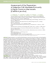 Научная статья на тему 'ASSESSMENT OF THE PARAMETERS OF ADAPTIVE CELL-MEDIATED IMMUNITY IN NAïVE COMMON MARMOSETS (CALLITHRIX JACCHUS)'