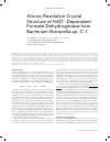 Научная статья на тему 'Atomic resolution crystal structure of nad +dependent formate dehydrogenase from bacterium Moraxella sp. C-1'