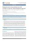 Научная статья на тему 'BIOLOGICAL ACTIVITY OF MESENCHYMAL STEM CELLS SECRETOME AS A BASIS FOR CELL-FREE THERAPEUTIC APPROACH'