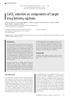 Научная статья на тему 'CaCO3 vaterites as components of target drug delivery systems'