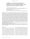 Научная статья на тему 'CASBench: a benchmarking set of proteins with annotated catalytic and allosteric sites in their structures'