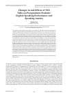 Научная статья на тему 'CHANGES IN AND EFFECTS OF TED TALKS ON POSTGRADUATE STUDENTS’ ENGLISH SPEAKING PERFORMANCE AND SPEAKING ANXIETY'