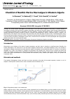 Научная статья на тему 'Checklist of Benthic Marine Macroalgae in Western Algeria'