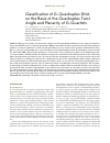 Научная статья на тему 'Classification of G-quadruplex DNA on the basis of the quadruplex twist angle and planarity of G-quartets'