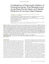 Научная статья на тему 'Combinations of polymorphic markers of chemokine genes, their receptors and acute phase protein genes as potential predictors of coronary heart diseases'