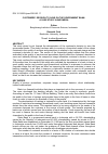 Научная статья на тему 'Customers’ decision to save on the government Bank: a Case study in Indonesia'