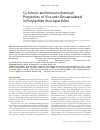 Научная статья на тему 'Cytotoxic and immunochemical properties of viscumin encapsulated in polylactide microparticles'