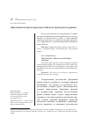 Научная статья на тему 'Динамика индикаторов российского фондового рынка'