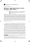 Научная статья на тему 'Динамика ориентаций поездок россиян за рубеж в 1967-2016 гг'