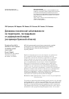 Научная статья на тему 'Динамика психической заболеваемости на территориях, пострадавших от радиационной аварии (на примере Брянской области)'