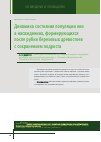 Научная статья на тему 'Динамика состояния популяции ели в насаждениях, формирующихся после рубки березовых древостоев с сохранением подроста'