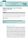 Научная статья на тему 'Динамика жилищных стратегий граждан с 2005 по 2017 годы'