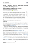 Научная статья на тему 'Dog as a Potential Source of Helicobacter pylori in Egypt: Public Health Significance'