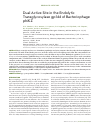 Научная статья на тему 'Dual active site in the Endolytic transglycosylase gp144 of bacteriophage phiKZ'