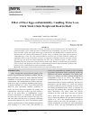 Научная статья на тему 'Effect of Floor Eggs on Hatchability, Candling, Water Loss, Chick Yield, Chick Weight and Dead in Shell'