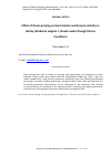 Научная статья на тему 'Effect of osmo-priming on germination and enzyme activity in barley ( Hordeum vulgare L. ) seeds under drought stress conditions'