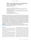 Научная статья на тему 'Effect of temperature, pH and plasmids on in vitro biofilm formation in Escherichia coli'