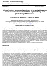 Научная статья на тему 'Effect of various amounts of sunflower oil in feed additives on breast tissues’ functional condition, reproductivity, and productivity of honey bees'