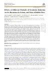 Научная статья на тему 'Effects of Different Methods of Ovulation Induction on Sex Hormones in Serum, and Meat of Rabbit Does'