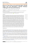 Научная статья на тему 'Effects of Nano Zinc on Growth Performance, Health Status, and Cecal Microbiota in Broiler Chickens Challenged with Salmonella Kentucky'