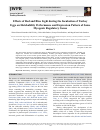 Научная статья на тему 'Effects of Red and Blue Light during the Incubation of Turkey Eggs on Hatchability Performance and Expression Pattern of Some Myogenic Regulatory Genes'