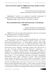 Научная статья на тему 'Экологические вопросы инфраструктуры нефтегазовых комплексов'