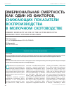 Научная статья на тему 'Эмбриональная смертность как один из факторов, снижающих показатели воспроизводства в молочном скотоводстве'