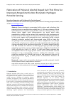 Научная статья на тему 'Fabrication of Polyvinyl Alcohol Doped CuO Thin Films for Improved Amperometric-Non Enzymatic Hydrogen Peroxide Sensing'