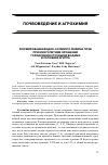 Научная статья на тему 'Формирование водно-солевого режима почв при многолетнем орошении городскими сточными водами в условиях Египта'