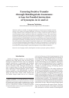 Научная статья на тему 'Fostering Positive Transfer through Metalinguistic Awareness: A Case for Parallel Instruction of Synonyms inLl and L2'