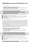 Научная статья на тему 'Гендерные популяционные различия в распространенности атрофического гастрита среди разных этнических групп'