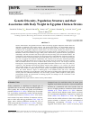 Научная статья на тему 'Genetic Diversity, Population Structure and their Association with Body Weight in Egyptian Chicken Strains'